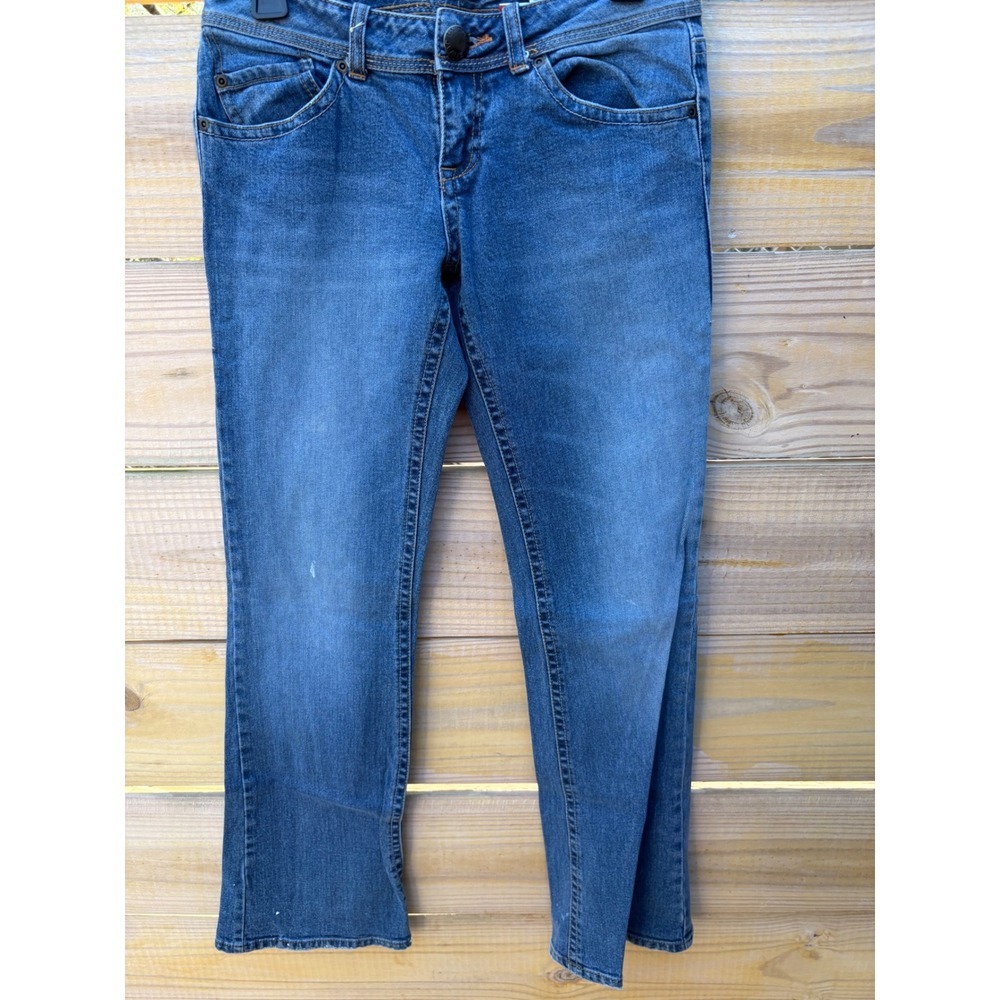 Unionbay Low Rise Bootcut Jeans Medium Wash Blue Denim Y2K Vintage Size 7 30x31